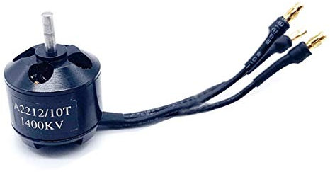 FEICHAO A2212 Motore brushless 930KV 1000KV 1200KV 1400KV 1800KV 2200KV 2450KV 2700KV per aerei RC Multi-Copter Brushless Outrunner Motor (1400KV Nero)