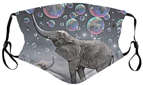 Lulupi Mundschutz Multifunktionstuch 3D Druck Winddicht Waschbar Wiederverwendbar Face Shield Atmungsaktiv Baumwolle Stoff Mund-Nasenschutz Motorrad Bandana Halstuch Schal Herren Damen
