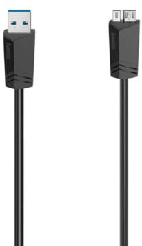 Hama Cable USB 3.2 Gen1 (USB 3.0) USB-A macho, USB-Micro-B 3.0 macho, 1,50 m, color negro