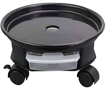 windyday Plante Supports Pots Fleurs À roulettes Soucoupe Pot Fleur roulettes Support À roulettes pour Pot Fleurs Rond Soucoupe Pot Fleur Rond Dessous Pot Fleur À Roulette