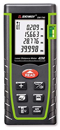 Laser distance measure Meter 40M infrared ruler laser Rangefinder Range Finder trena laser Tape Measure with bubble level Area/volume Diastimeter Measuring Device