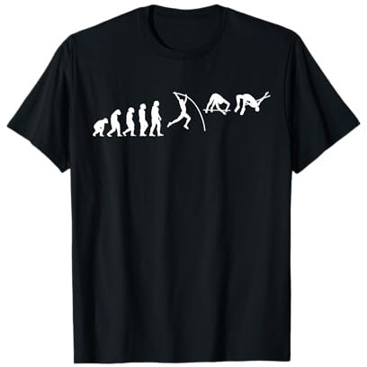 Evolution Stabhochsprung Leichtathletik T-Shirt