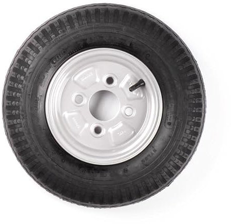 Cantonal Komplettrad 10 Zoll - Reifen 4.00-10 + Felge - Lochkreis: 4x100-345 kg -