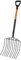 Nohovu Fourche pour jardinage 10 dents avec poignée antidérapante, fourche robuste pour paillage, 114 cm