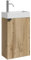 Meuble de salle de bain Apollo - 40 x 22 cm - Chêne clair - Armoire lavabo de salle de bain