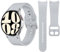 Kamita Watchband pour Samsung Galaxy Watch 7 6 5 4 40mm 44mm/Galaxy Watch6 Classic 43mm 47mm/Watch 4 Classic 42mm 46mm/Watch FE, 20mm Bracelet de Montre en Silicone étanche pour Femme Homme (Grey)