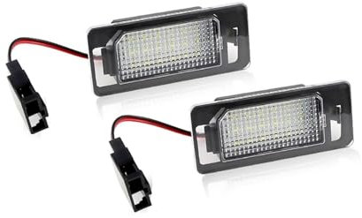 Kennzeich Kennzeichenleuchten für Audi RS7 Allroad 13-16 TT Q3 Q5,Accessoires extérieurs automobiles