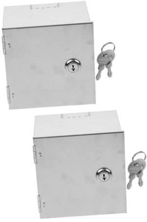 Cabilock 2Er-Box Steckdosenabdeckung wasserdichtes elektrisches Gehäuse Abdeckung für Stromkabel EV-Ladegerätgehäuse sicherheitssteckdose rostfrei Steckdosenbox Outdoor-Steckdosenschutz