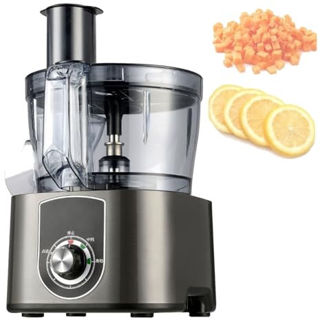 Electric Vegetable Dicer Chopper 600W - Commercial Food Processor Professional Veggie Shredder, With Stainless Steel Blades - Automatic Cutter Fruit Cutting Machine
