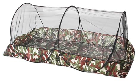 Großes, for den Außenbereich empfohlenes Moskitonetz, 220 x 120 x 73 cm, bietet Platz for zwei Personen, muss nicht installiert werden, kann geöffnet und verwendet werden, ist leicht zu verstauen(A(20