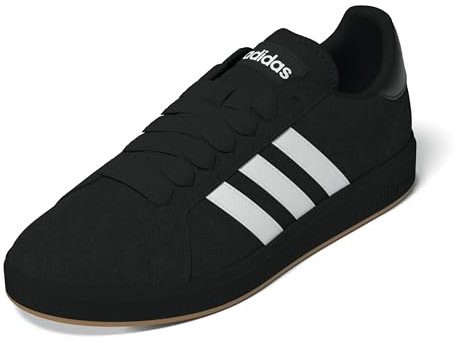 adidas Herren Grand Court Base 00s Shoes Schuhe, core Black/FTWR White/Gum 3, 46 EU