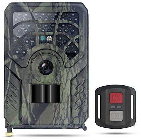 Ruiseawing 24MP 1296P WiFi Trail and Game Camera Motion Activated Hunting Camera Infrared Night Vision Waterproof Outdoor Wildlife Scouting Camera