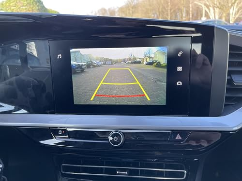 Rückfahrkamera Kompatibel mit Opel Mokka B (2021), Kamera, Einparkhilfe, Anzeige auf Radio/Navi-Display