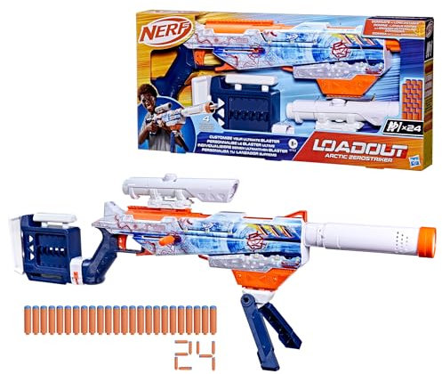 Nerf Loadout Arctic Zerostriker Blaster und N1 Darts