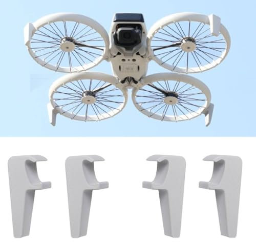4PCS Landing Gear For DJI Flip, Drone Extension Landing Gear Rear Bracket Height Increasing Tripod Legs Gimbal Protection Fixed Bracket Support Leg For DJI Flip Accessories