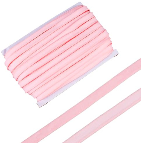OLYCRAFT 30 m Rosa Korsett Stäbchen Gehäuse 10mm Stäbchen Abdeckung Nähen von Stäbchen Gehäuse BH Bügel Kanalband Für DIY Brautkleider Abendkleider Korsetts Dessous Hüte Nähen