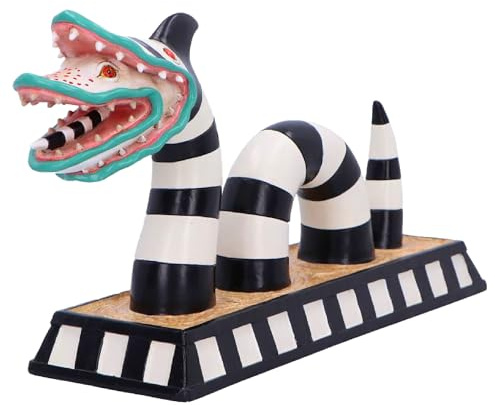 Nemesis Now Beetlejuice Sandworm | Officially Licensed Beetlejuice Merchandise, Dual-Headed Sandworm Sculpt, Hand-Painted Resin, Display Base