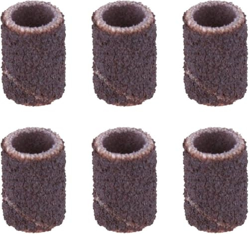 Dremel 431 Sanding Bands Multipack, 6 Sanding Bands (6,4 mm - Grit 60) for Sanding, Shaping and Smoothing Wood and Plastic Materials (Pack of 5)