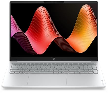 HP OmniBook 3 16-by0000sf Ordinateur Portable 16 2K IPS, PC Portable (AMD Ryzen 5 40, RAM 16 Go, SSD 512 Go, AMD Radeon 610M Graphics, Windows 11), Laptop Argent, Clavier AZERTY