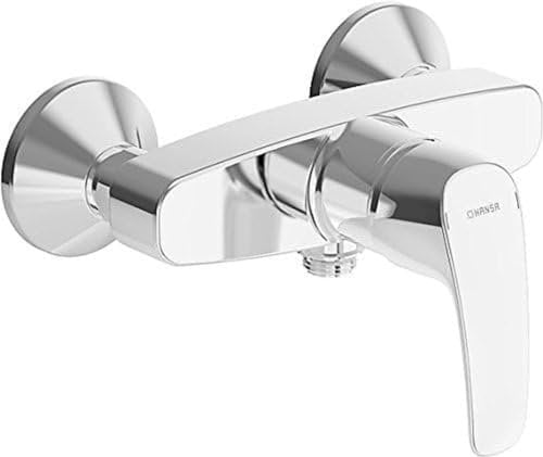 Hansa 45120163 Badewanne Armatur/Wannen Mischbatterie für Wandaufbau HANSAPINTO |Armaturenkörper aus entzinkungsarmen Messing, eigensicher gegen Rückfließen |17l/min bei 3 bar