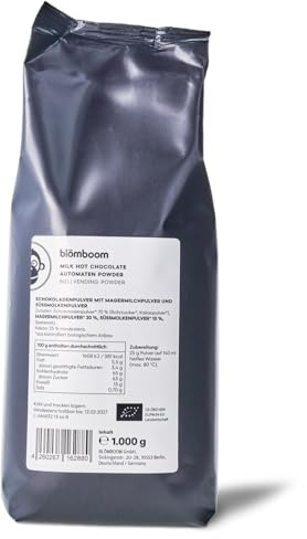 Blömboom - Milk Hot Chocolate Automaten Powder (1000 g), Vollmilch Trinkschokolade, heiße Schokolade