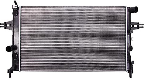 BESTPRICE 1x radiatore motore Radiatore acqua per auto con radiatore combinato acqua/olio Compatibile con OPEL ASTRA G (T98) (F35) (F70), ZAFIRA A (T98),