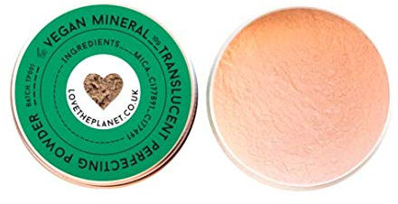 Love the Planet Vegan Transclucent Perfecting Powder in Refillable Tin
