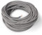 Amarcords - Cavo elettrico tessile colore BIANCO-NERO ZIG-ZAG tondo seta 20 metri a 2 conduttori 2x075 - Filo rivestito in tessuto colorato vintage per lampade lampadari applique e abat jour.