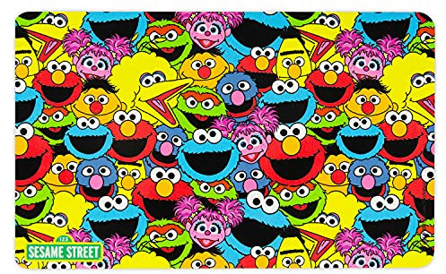 Sesamtstraße Brettchen – Alle Freunde Frühstücksbrettchen aus Resopal 23,5 x 14,5 cm