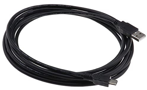EMSea Câble de transfert de données USB vers mini 5 broches - Câble de charge USB A vers mini 5 broches - Câble de 3 m - Compatible avec Blue Yeti Blue Snowball Ice USB