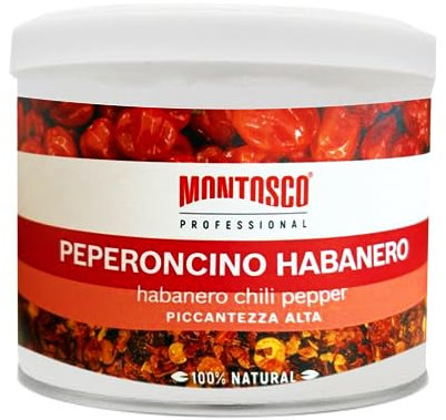 Peperoncino Frantumato Habanero Montosco Professional Barattolo da 115 g Spezie Condimenti