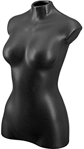 MF Keramik XL Vase Black Lady Schwarz Matt Deko Exklusive Hochwertige Vase Höhe 25cm Frauenkörper Sexy