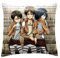 Elbenwald Attack on Titan Kissen mit Group Motiv für Herren Damen Unisex 40 x 40 cm Mehrfarbig