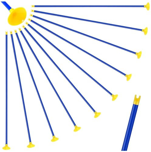 Flèches à Ventouse de Remplacement 10 pièces Jeu de tir à l'arc pour Enfants, flèches à Ventouse en Plastique pour l'entraînement au tir à l'arc, Jouets pour Enfants