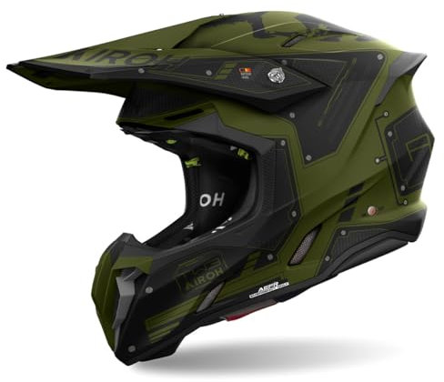 AIROH CASCO OFFROAD TWIST 3 MILITARY MATT S