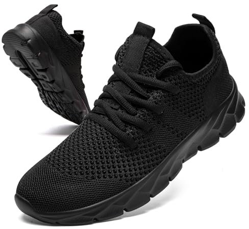 GHFKKB Sneaker Damen Laufschuhe Turnschuhe Tennisschuhe Freizeitschuhe Für Gym Schuhe Straßenlauf Schwarz Atmungsaktive Größe 38