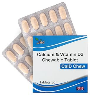 VED Calcium & D3 CHEWABLE Tablet | 30 Days Supply