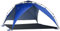 Outsunny Tienda de Playa Plegable Pop-UP Carpa de Playa con Bolsa de Transporte Apertura Automática Protección UV e Impermeable para Parque Camping 247x247x145 cm Azul