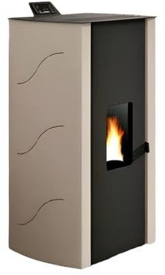 STUFE - STUFA A PELLET ACQUA/ARIA - MALU' 8 KW BEIGE ECOFIRE STUFA A PELLET ARIA CALDA VENTILATA - PALAZZETTI