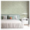 Vintage Peel and Stick Wall paper Boho Green Starry sky Paper for Cabinets Neutral Wallpaper for Bathroom Self-Adhesive Removable Wallpaper for Bedroom Mural Waterproof 66(44x1000 cm 17x393 in)