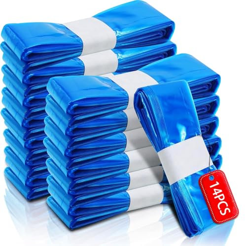 Bestash Recambios Compatible con Tommee Tippee 14 Piezas,Longitud Extendida, Engrosada Recambio Papelera Pañales Compatible con Tommee Tippee,Angelcare, Foppapedretti,LitterLocker, etc.