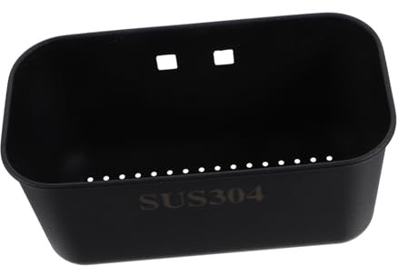 BRIGHTFUFU Abtropfkorb Aus Edelstahl 304 Abflusssieb Für Spüle Zum Waschen Und Aufbewahren Von Reis Einfach Zu Verwenden Schwarz