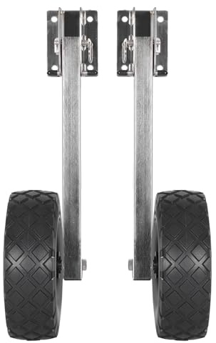 BRIS Inflatable Boat Transom Launching Wheels 10 Solid Wheels