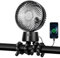 Pram Fan,50H Clip-on Fan for Infant 15000mAh Baby Fans Auto Rotate Flexible Tripod Handheld USB Desk Stroller Pushchair Cooling Fans for Bedroom Crib Treadmill Travel Camping Essentials