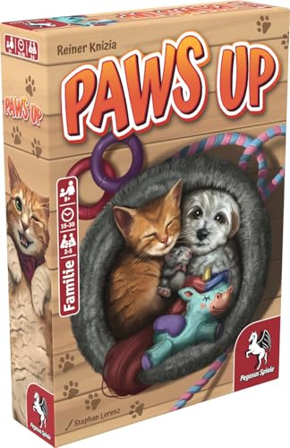 Pegasus Spiele Paws Up, Braun und Schwarz, 12.7 cm x 3.5 cm x 17.7 cm