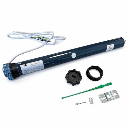 Motore per tapparella elettrica 100 kg - 50 Nm Silenzioso Automazione Tapparella Avvolgibile Motore completo di accessori e istruzioni