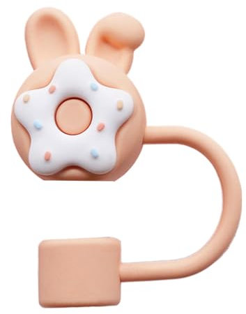 NPXUAMTJ Elegant Silicone Straw Covers Portable Straw Covers Cartoon Silicone Straw Toppers For Outdoor Activity Food Grade Silicone Straw