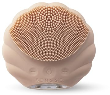 SENSSE Clarifive Facial Cleansing Brush – Silicone Face Cleanser with 5 Modes & 6000 Pulses/Min Vibration, Deep Pore Cleansing Device for Makeup Removal, Gentle Exfoliating Facial Cleanser