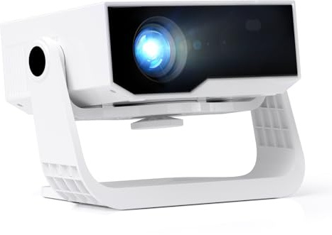 Mini Smart Projector 2026 New Android 14, Native 1080P 4K Supported Wifi Projector 30000 Lumens Built-in-Apps with Auto Keystone, 270° Stand Portable Movie Projector for Home Bedroom, iOS/Switch/PS5