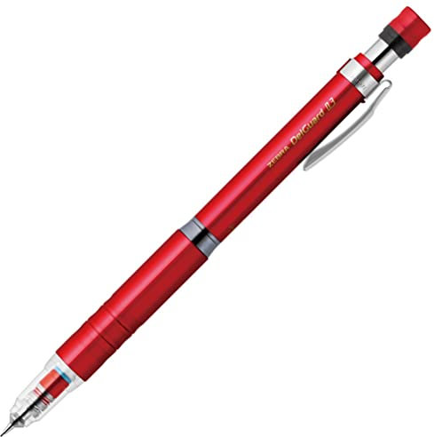 Zebra Druckbleistift, Del Guard Typ LX, 0,3 mm, rot (p-mas86-r)